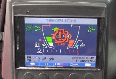 takeuchi mini excavator warning lights|takeuchi warning lights.